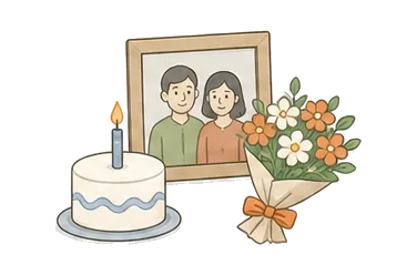 用一个主体和一个核心动作清晰表现“周年纪念日”