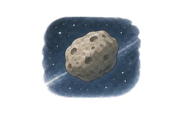 用一个主体和一个核心动作清晰表现“小行星”
