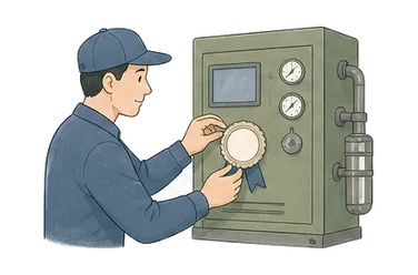 用一个主体和一个核心动作清晰表现“证明；认证；资格认证”