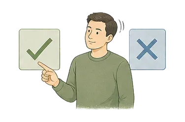 用一个主体和一个核心动作清晰表现“明确地；无疑地；坚决地”