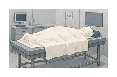 用一个主体和一个核心动作清晰表现“尸体”