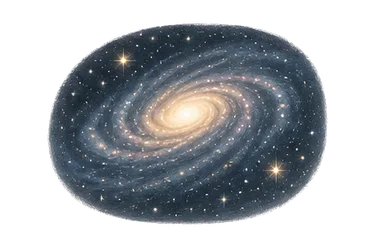 用一个主体和一个核心动作清晰表现“宇宙的；无限广大的”
