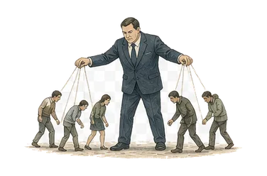 用一个主体和一个核心动作清晰表现“控制，支配；统治”