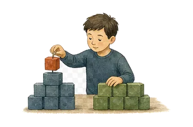 用一个主体和一个核心动作清晰表现“使相等；视为相同；等同”