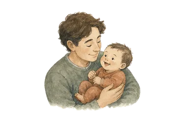 用一个主体和一个核心动作清晰表现“婴儿，幼儿；婴儿的”