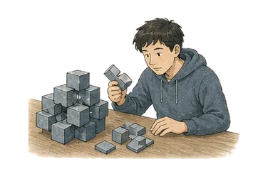 用一个主体和一个核心动作清晰表现“智力，智慧；情报”