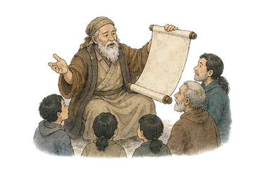 用一个主体和一个核心动作清晰表现“传说；传奇故事；传奇人物”
