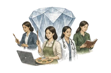 用一个主体和一个核心动作清晰表现“多层面的，多方面的”