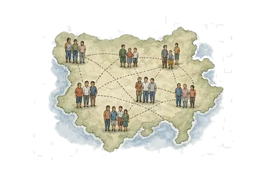 用一个主体和一个核心动作清晰表现“国家的;全国性的;国民”