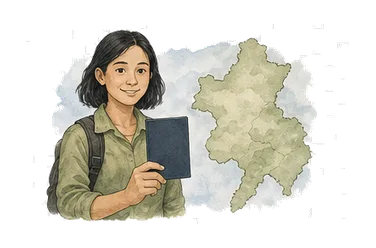 用一个主体和一个核心动作清晰表现“国籍;民族”