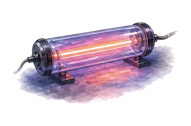 用一个主体和一个核心动作清晰表现“氖；霓虹灯；极其鲜艳的”