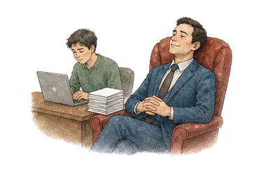 用一个主体和一个核心动作清晰表现“名义上的；象征性的”