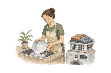 用一个主体和一个核心动作清晰表现“普通的，平常的，平凡的”