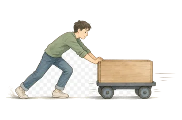 用一个主体和一个核心动作清晰表现“推动力，动力；促进因素”
