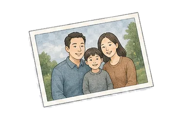 用一个主体和一个核心动作清晰表现“照片；相片；拍照”