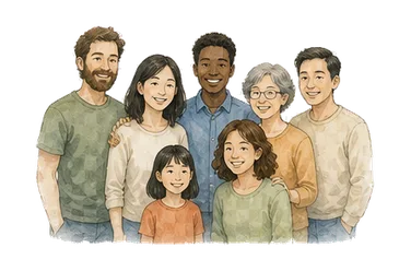 用一个主体和一个核心动作清晰表现“人；人们；民族”