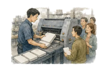 用一个主体和一个核心动作清晰表现“出版，发行；公开发表”