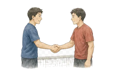 用一个主体和一个核心动作清晰表现“对手，反对者”