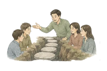 用一个主体和一个核心动作清晰表现“积极的；肯定的；乐观的”
