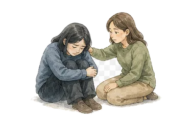 用一个主体和一个核心动作清晰表现“抑郁症；经济萧条；洼地”
