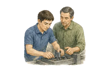 用一个主体和一个核心动作清晰表现“探查；调查；探针；探测器”