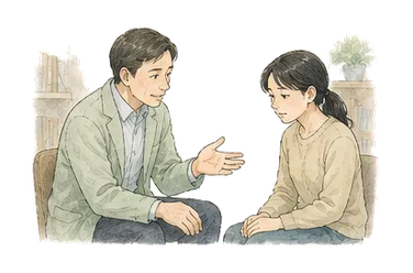用一个主体和一个核心动作清晰表现“精神病学的，精神病治疗的”