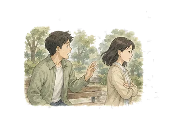 用一个主体和一个核心动作清晰表现“突然的；唐突的，生硬的”
