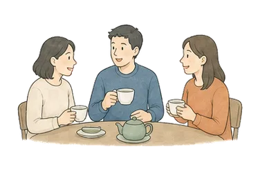 用一个主体和一个核心动作清晰表现“社会的；社交的”