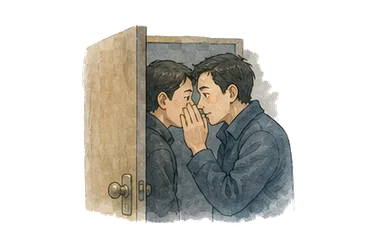 用一个主体和一个核心动作清晰表现“密谋，共谋”
