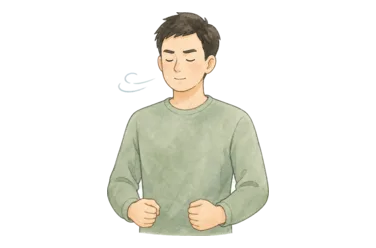 用一个主体和一个核心动作清晰表现“脾气，性情；缓和；给金属回火”