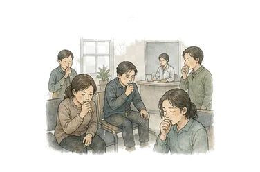 用一个主体和一个核心动作清晰表现“流行；普遍；患病率”