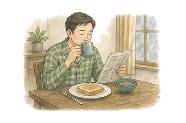 用一个主体和一个核心动作清晰表现“传统的，常规的”