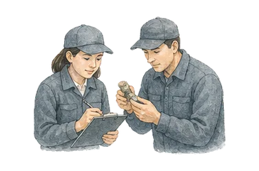 用一个主体和一个核心动作清晰表现“核实；验证”