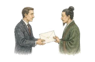 用一个主体和一个核心动作清晰表现“外交使节，特使”