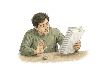 用一个主体和一个核心动作清晰表现“琐碎的；不重要的”