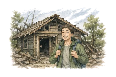 用一个主体和一个核心动作清晰表现“幸存，存活”